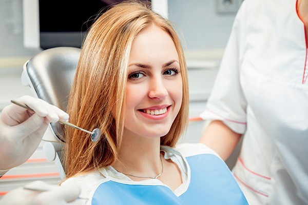 dental patient in dental chair