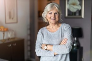 Woman Smiling after keeping her new year’s resolution